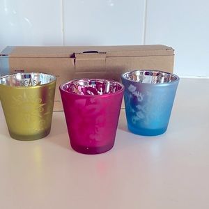 Partylite Mercury Glass Tealight Holders